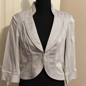 White House Black Market Gray Blazer